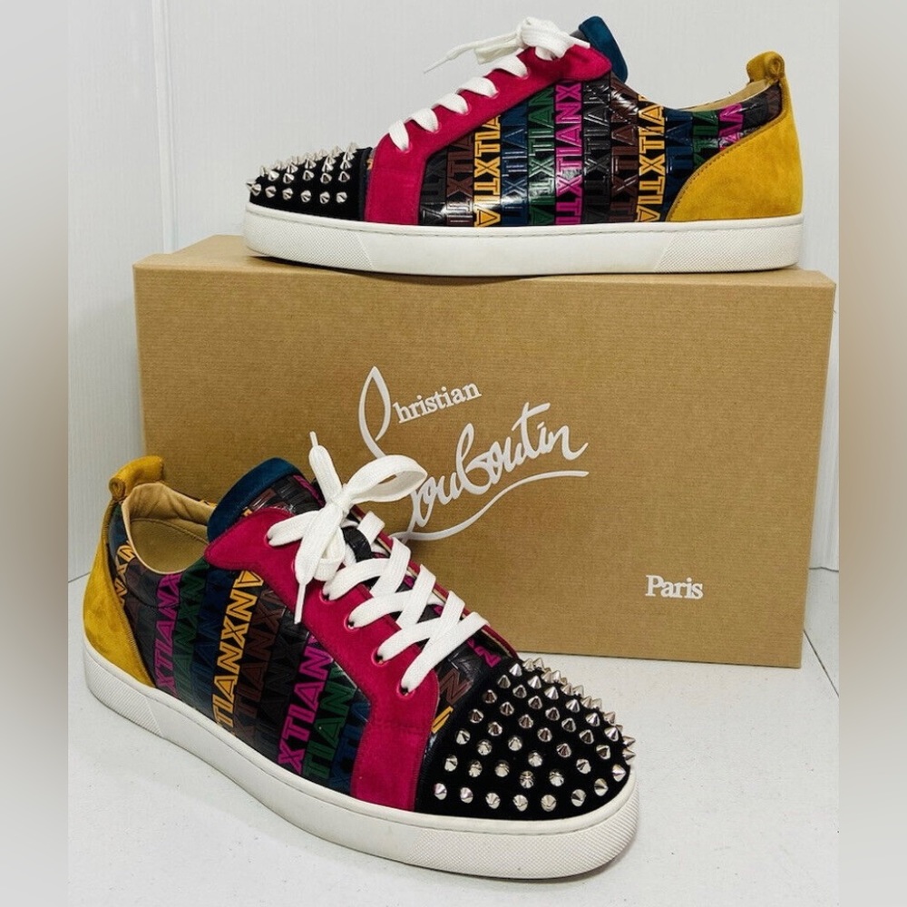 Christian Louboutin Louis Junior Spikes Orlato Flat Size 46.5 or 12.5